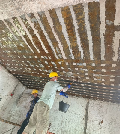 賀州樓板裂縫碳纖維加固修復(fù)補(bǔ)強(qiáng)案例